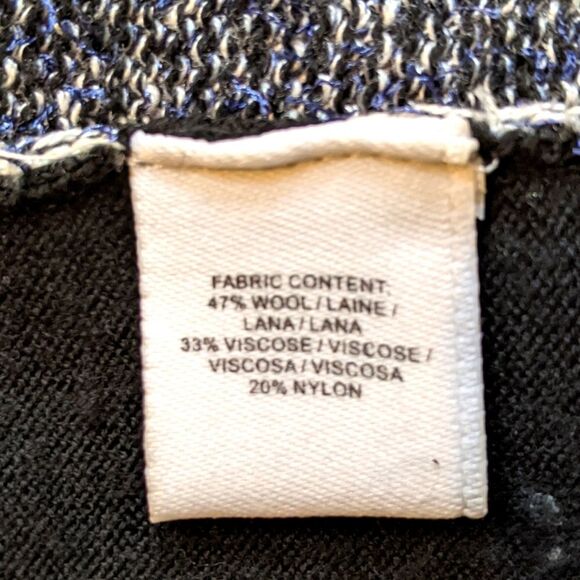 DEREK LAM 10 CROSBY Colorblock Pattern Wool Crew Neck Sweater S - Picture 7 of 8